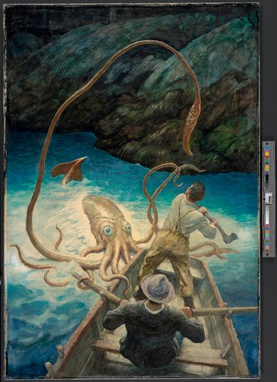 The Adventure of the Great Squid by Newell Convers Wyeth